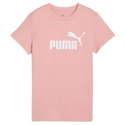 тениска,дамски,тениски,puma,ess,n1,logo,short,sleeve,t,shirt,pink,fruit,(pink)