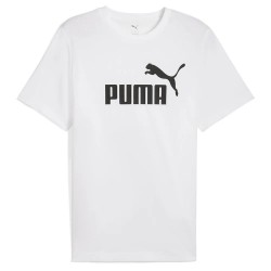 тениска,мъжки,тениски,puma,ess,n1,logo,short,sleeve,t,shirt,white