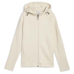 блуза,дамски,блузи,puma,evostripe,full,zip,sweatshirt,alpine,snow,(beige)