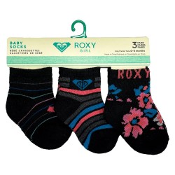 чорапи,детски,чорапи,roxy,inside,spark,logo,66094t,socks,3,pairs,black,(black,pink)