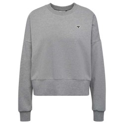 блуза,дамски,блузи,hummel,boxy,bee,sweatshirt,grey,melange,(grey)