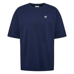 тениска,мъжки,тениски,hummel,loose,bee,short,sleeve,t,shirt,dress,blues,(blue)