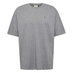 тениска,мъжки,тениски,hummel,loose,bee,short,sleeve,t,shirt,grey,melange,(grey)