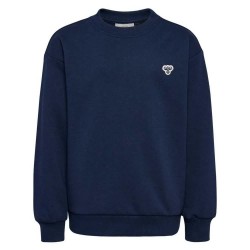 блуза,детски,блузи,hummel,loose,bee,sweatshirt,dress,blues,(blue)