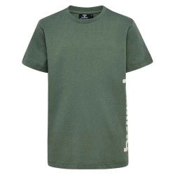 тениска,детски,тениски,hummel,print,short,sleeve,t,shirt,laurel,wreath,(green)