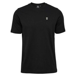 тениска,мъжки,тениски,hummel,pulse,short,sleeve,t,shirt,black,(black)