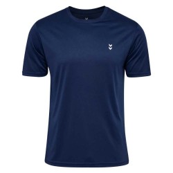 тениска,мъжки,тениски,hummel,pulse,training,short,sleeve,t,shirt,dress,blues,(blue)