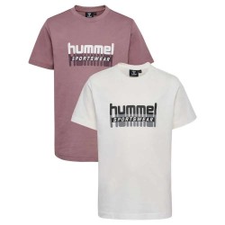 тениска,детски,тениски,hummel,tukas,short,sleeve,t,shirt,2,units,3642,(pink)