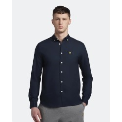 риза,с,дълъг,ръкав,мъжки,ризи,lyle,&,scott,oxford,long,sleeve,shirt,dark,navy,(blue)