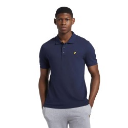 мъжки,блузи,с,яка,lyle,&,scott,plain,short,sleeve,polo,navy,(blue)