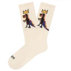 чорапи,мъжки,чорапи,jimmy,lion,athletic,basquiat,pez,dispenser,long,socks,beige,(beige)