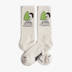 чорапи,мъжки,чорапи,jimmy,lion,athletic,be,close,to,nature,long,socks,beige,(beige)
