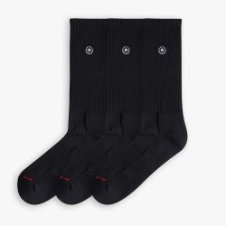 чорапи,мъжки,чорапи,jimmy,lion,athletic,essentials,bundle,crew,socks,black,(black)
