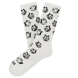 чорапи,мъжки,чорапи,jimmy,lion,athletic,felix,smile,long,socks,white,(white)