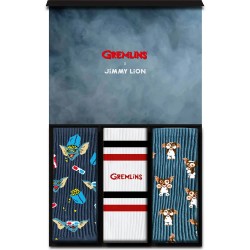 чорапи,мъжки,чорапи,jimmy,lion,athletic,gremlins,crew,socks,3,pairs,blue