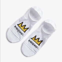 чорапи,мъжки,чорапи,jimmy,lion,basquiat,crown,no,show,socks,white,(white)