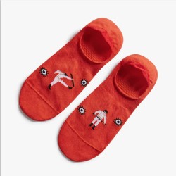 чорапи,мъжки,чорапи,jimmy,lion,clockwork,orange,pattern,no,show,socks,orange,(orange)