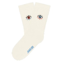 чорапи,дамски,чорапи,jimmy,lion,eyes,crew,socks,beige,(beige)