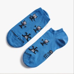 чорапи,мъжки,чорапи,jimmy,lion,felix,pattern,short,socks,blue,(blue)