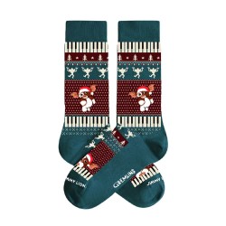 чорапи,мъжки,чорапи,jimmy,lion,holiday,gizmo,crew,socks,green,(dark,acqua,red)