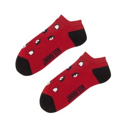 чорапи,мъжки,чорапи,jimmy,lion,penguins,short,socks,red,(red)
