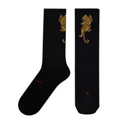 чорапи,мъжки,чорапи,jimmy,lion,performance,tiger,crew,socks,black,(black)