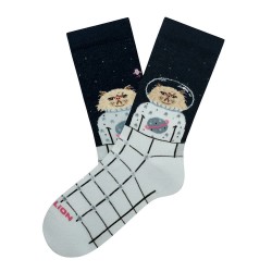 чорапи,детски,чорапи,jimmy,lion,space,cat,crew,socks,white,blue,(dark,blue)