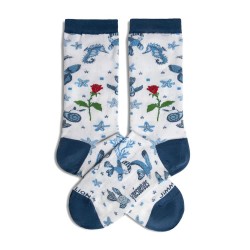 чорапи,мъжки,чорапи,jimmy,lion,ynes,suelves,mermaids,short,socks,white,(white)