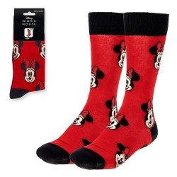 чорапи,мъжки,чорапи,дамски,чорапи,disney,minnie,socks,red,(red)