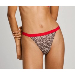 дамско,бельо,дамски,бикини,и,танкини,pepe,jeans,animal,thong,brown,(brown)