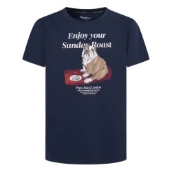 тениска,мъжки,тениски,pepe,jeans,axel,short,sleeve,t,shirt,blue,(dulwich,blue)