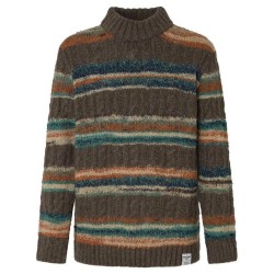 блуза,мъжки,пуловери,pepe,jeans,clif,sweater,walnut,brown