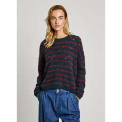 блуза,дамски,пуловери,дамски,плетени,дрехи,pepe,jeans,heven,sweater,blue