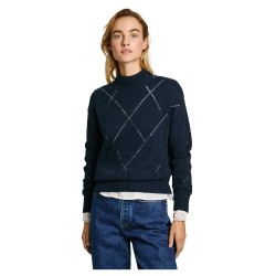 блуза,дамски,пуловери,дамски,плетени,дрехи,pepe,jeans,idris,perkins,sweater,blue