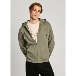 блуза,мъжки,пуловери,pepe,jeans,new,joe,full,zip,sweatshirt,green