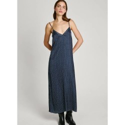 рокля,дамски,поли,и,рокли,pepe,jeans,petal,sleeveless,long,dress,blue