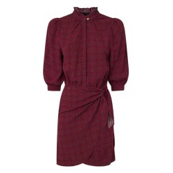рокля,дамски,поли,и,рокли,pepe,jeans,picci,long,sleeve,short,dress,red