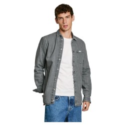 риза,с,дълъг,ръкав,мъжки,ризи,pepe,jeans,porter,mono,long,sleeve,shirt,grey