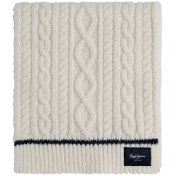 шал,ръкавици,шапки,и,шалове,pepe,jeans,wanda,scarf,mousse,white,(white)