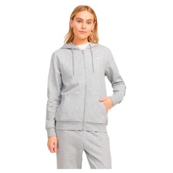 блуза,дамски,блузи,jack,&,jones,abbie,rlx,jjxx,full,zip,sweatshirt,grey,(light,grey,melange,bright,white,logo)