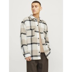 карирана,риза,мъжки,якета,jack,&,jones,bradley,ollie,overshirt,crockery,checks,(grey)