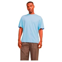 тениска,мъжки,тениски,jack,&,jones,bradley,short,sleeve,t,shirt,chambray,blue,(blue)