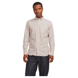 риза,с,дълъг,ръкав,мъжки,ризи,jack,&,jones,brook,oxford,long,sleeve,shirt,poppy,seed,slim,fit,(beige)