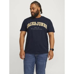 тениска,мъжки,тениски,jack,&,jones,caleb,varsity,plus,short,sleeve,t,shirt,navy,blazer,(blue)