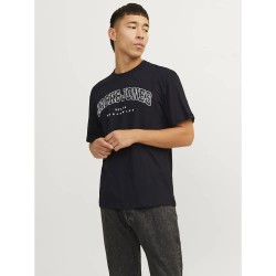 тениска,мъжки,тениски,jack,&,jones,caleb,varsity,short,sleeve,t,shirt,black