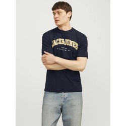 тениска,мъжки,тениски,jack,&,jones,caleb,varsity,short,sleeve,t,shirt,navy,blazer,(blue)