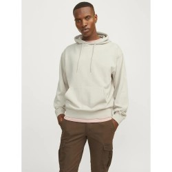 суичър,мъжки,пуловери,jack,&,jones,charge,hoodie,moonbeam,(white)