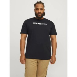 тениска,мъжки,тениски,jack,&,jones,corp,logo,play,plus,short,sleeve,t,shirt,black,play,5,(black)