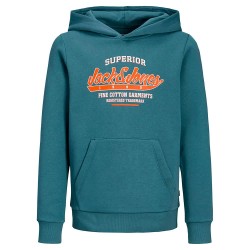 суичър,детски,блузи,jack,&,jones,logo,2,col,24,25,mni,hoodie,blue,(oceanview)