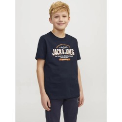 тениска,детски,тениски,jack,&,jones,logo,2col,short,sleeve,t,shirt,navy,blazer,white,marmelade,(blue)